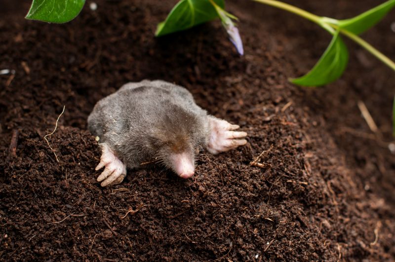 Mole Tunnels in Lawns